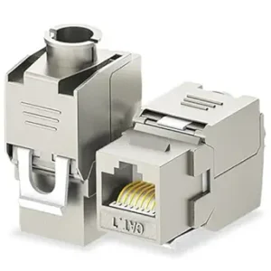 Zion Cat7 FTP RJ45 Keystone Jack (ZCTLKJF7-B1)