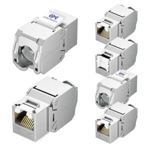 Zion Cat6A FTP RJ45 Keystone Jack (ZCTLKJF6-B1)