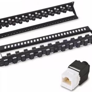 Zion Cat6 SFTP 24-Port Patch Panel (ZCPPF6-1U24-KJB1)