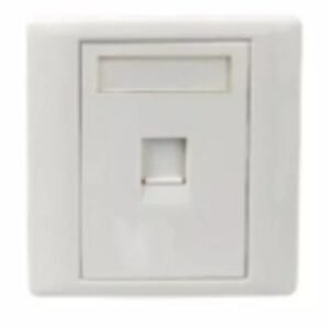 Zion Faceplate 1-Port 45° (ZC86S-45A1P-B1)
